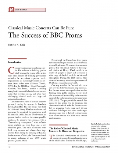 Classical Music Concerts Can Be Fun: The Success of BBC Proms