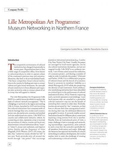 Lille Metropolitan Art Programme: Museum Networking in Northern France