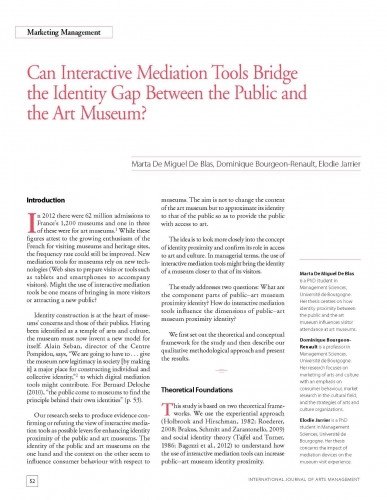 Can Interactive Mediation Tools Bridge the Identity Gap Between the Public and the Art Museum?